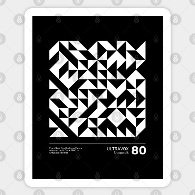 Ultravox Sleepwalk Magnet by Timeless Chaos